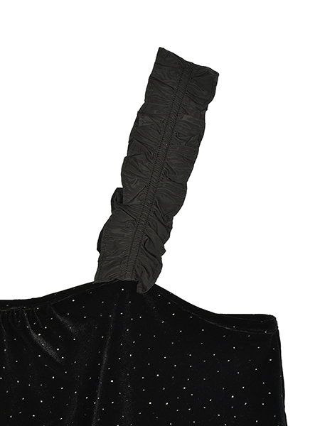 ﾍﾞﾛｱﾄﾞｯﾄのふりるｼｮﾙﾀﾞｰﾋﾞｽﾁｪ 詳細画像 ﾌﾞﾗｯｸ 4