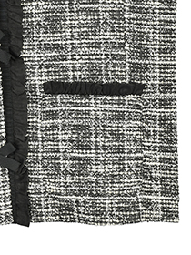 幸せﾘﾎﾞﾝ&ふりるの上品ﾂｲｰﾄﾞｼﾞｬｹｯﾄ 詳細画像