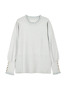 ｴﾚｶﾞﾝﾄﾊﾟﾌなﾚﾃﾞｨﾆｯﾄﾌﾟﾙｵｰﾊﾞｰ 詳細画像