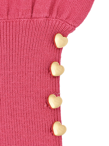 ｴﾚｶﾞﾝﾄﾊﾟﾌなﾚﾃﾞｨﾆｯﾄﾌﾟﾙｵｰﾊﾞｰ 詳細画像 ﾋﾟﾝｸ 6