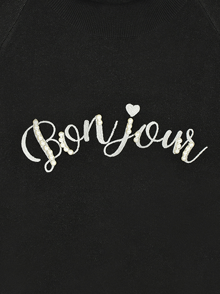 Bonjourなﾊﾟｰﾙﾋﾞｼﾞｭｰﾆｯﾄﾌﾟﾙｵｰﾊﾞｰ 詳細画像 ｵﾌﾎﾜｲﾄ 8