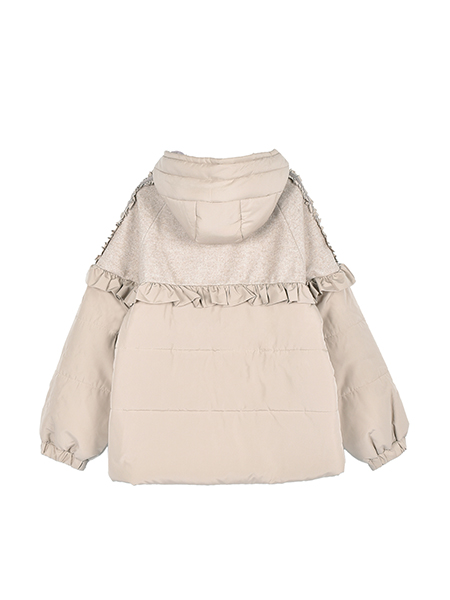 異素材MIXの中わたふりるﾌﾞﾙｿﾞﾝ 詳細画像 ｸﾞﾚｰｼﾞｭ 2