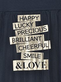 HAPPYﾒｯｾｰｼﾞのTｼｬﾂﾁｭｰﾙﾜﾝﾋﾟｰｽ 詳細画像