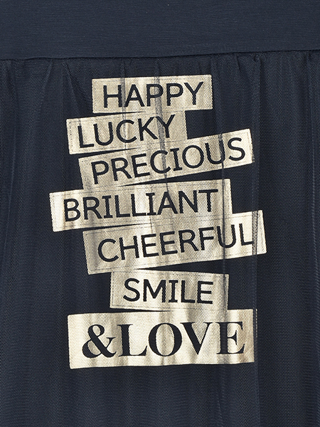 HAPPYﾒｯｾｰｼﾞのTｼｬﾂﾁｭｰﾙﾜﾝﾋﾟｰｽ 詳細画像 ﾌﾞﾗｯｸﾈｲﾋﾞｰ 7