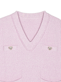 ｺｰﾃﾞ鮮度UPなﾊｰﾄﾎﾞﾀﾝﾆｯﾄﾍﾞｽﾄ 詳細画像