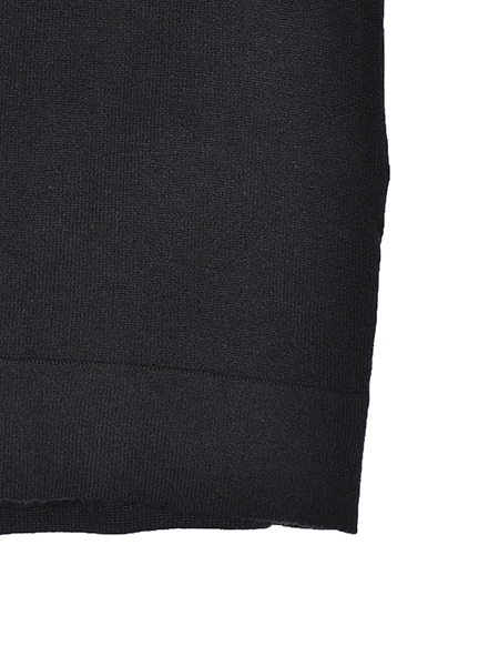 ﾊｰﾄﾁｪﾘｰ刺繍のﾗｲﾝ配色ﾆｯﾄﾌﾟﾙｵｰﾊﾞｰ 詳細画像 ﾌﾞﾗｯｸ 6