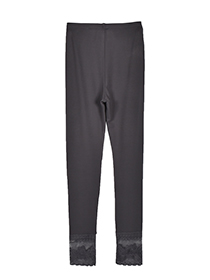 足元まで華やかな裾ｶﾒﾘｱﾚｰｽﾚｷﾞﾝｽ 詳細画像