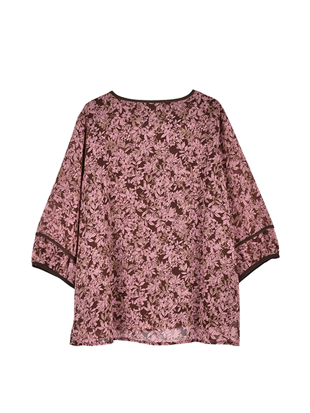 大人ﾌﾗﾜｰﾘｰﾌの上品ｶﾌﾀﾝﾌﾞﾗｳｽ 詳細画像 ﾋﾟﾝｸ系 2